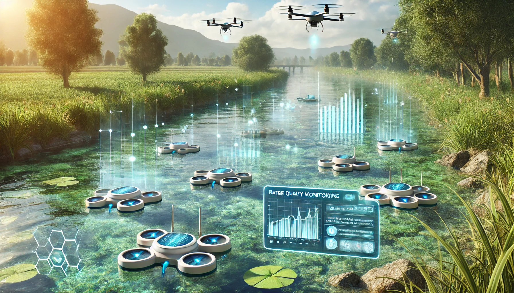 An AI enabled quasi-real-time water quality monitoring for early contamination detection