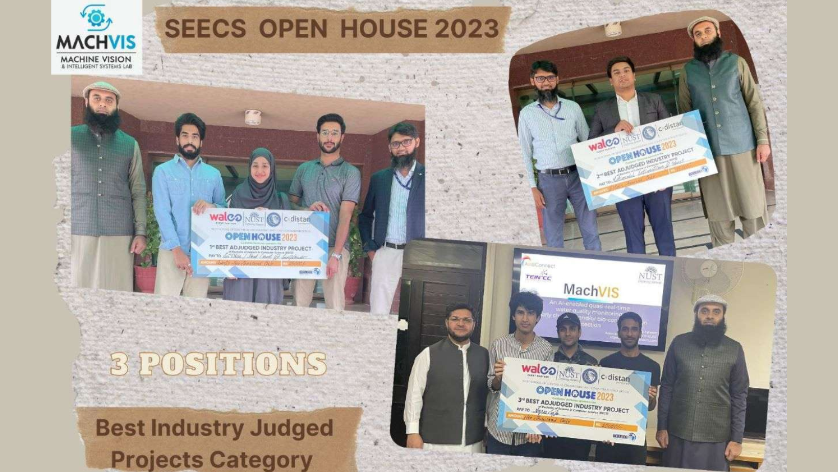 Industry Recognizes Excellence: Machine Learning Lab Students Win Top Awards at Open House 2023