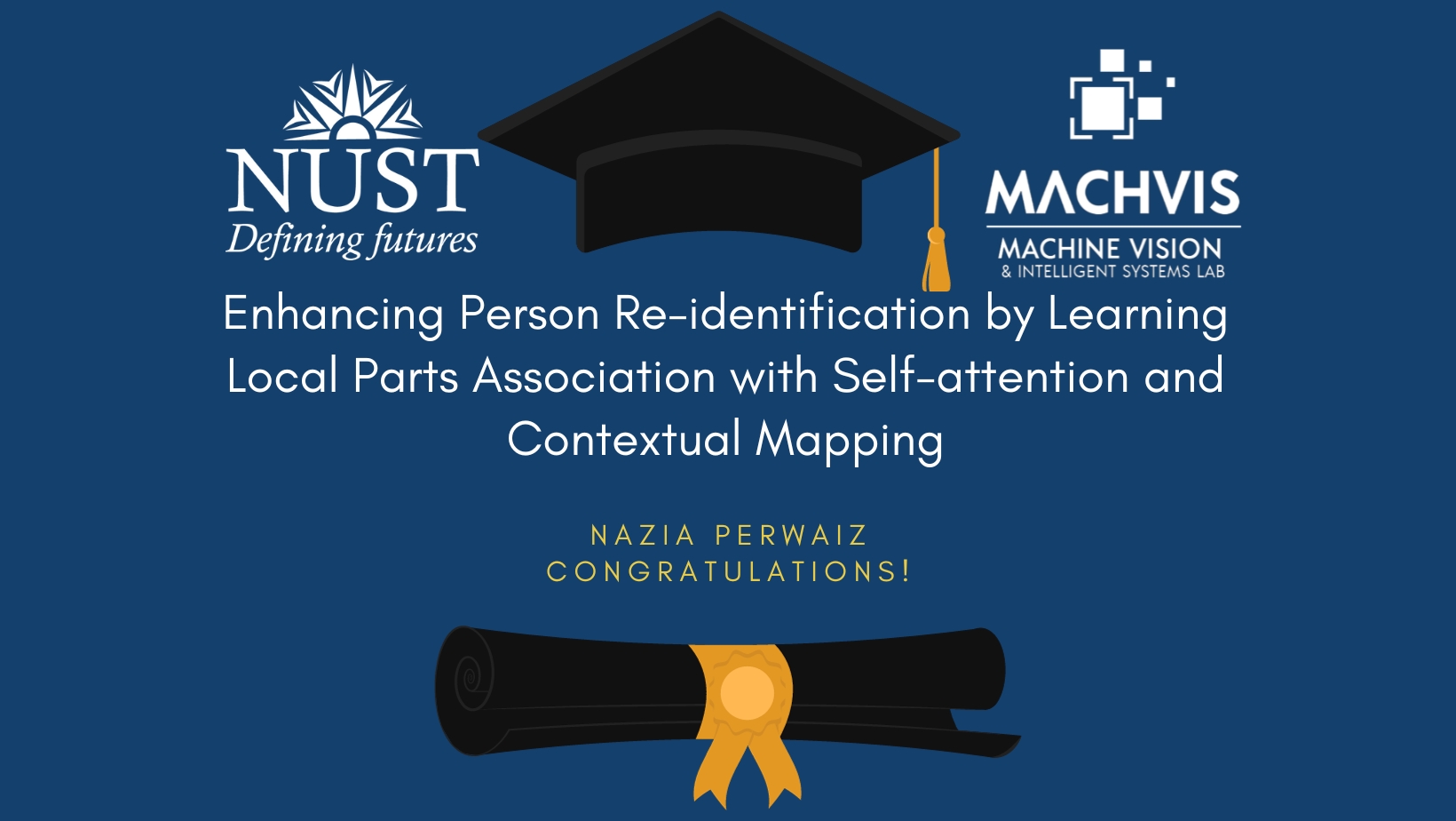 Nazia Perwaiz has successfully defended her PhD Dissertation